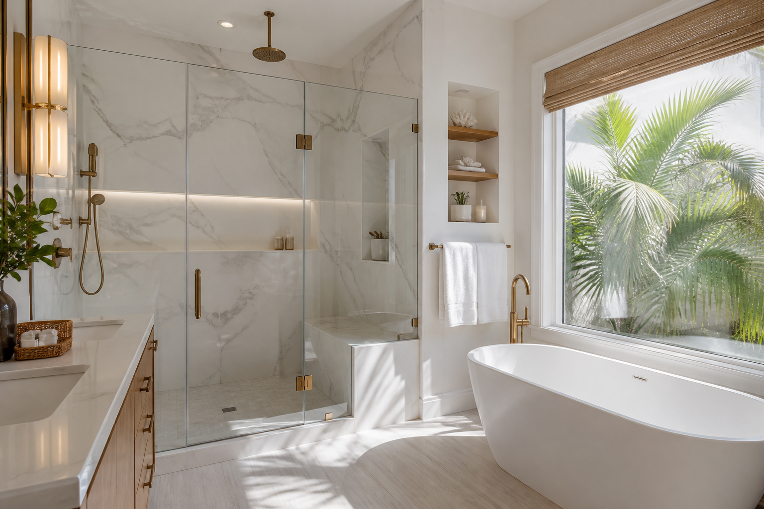 South Florida bathroom remodel example