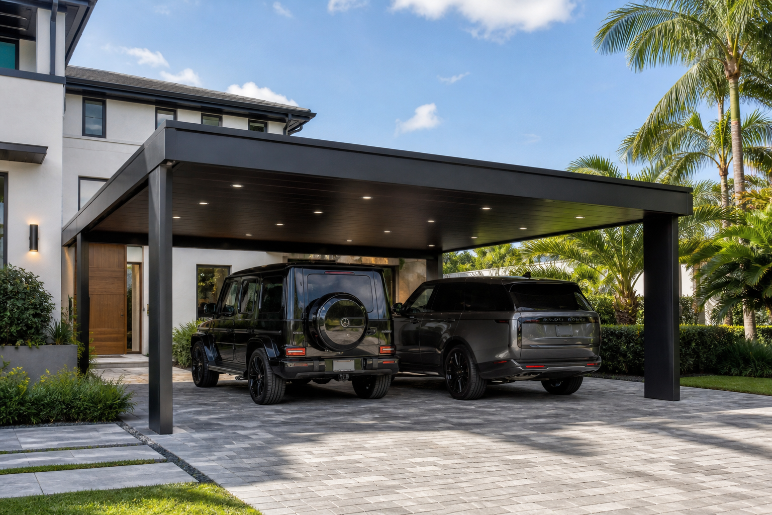 South Florida luxury carport example