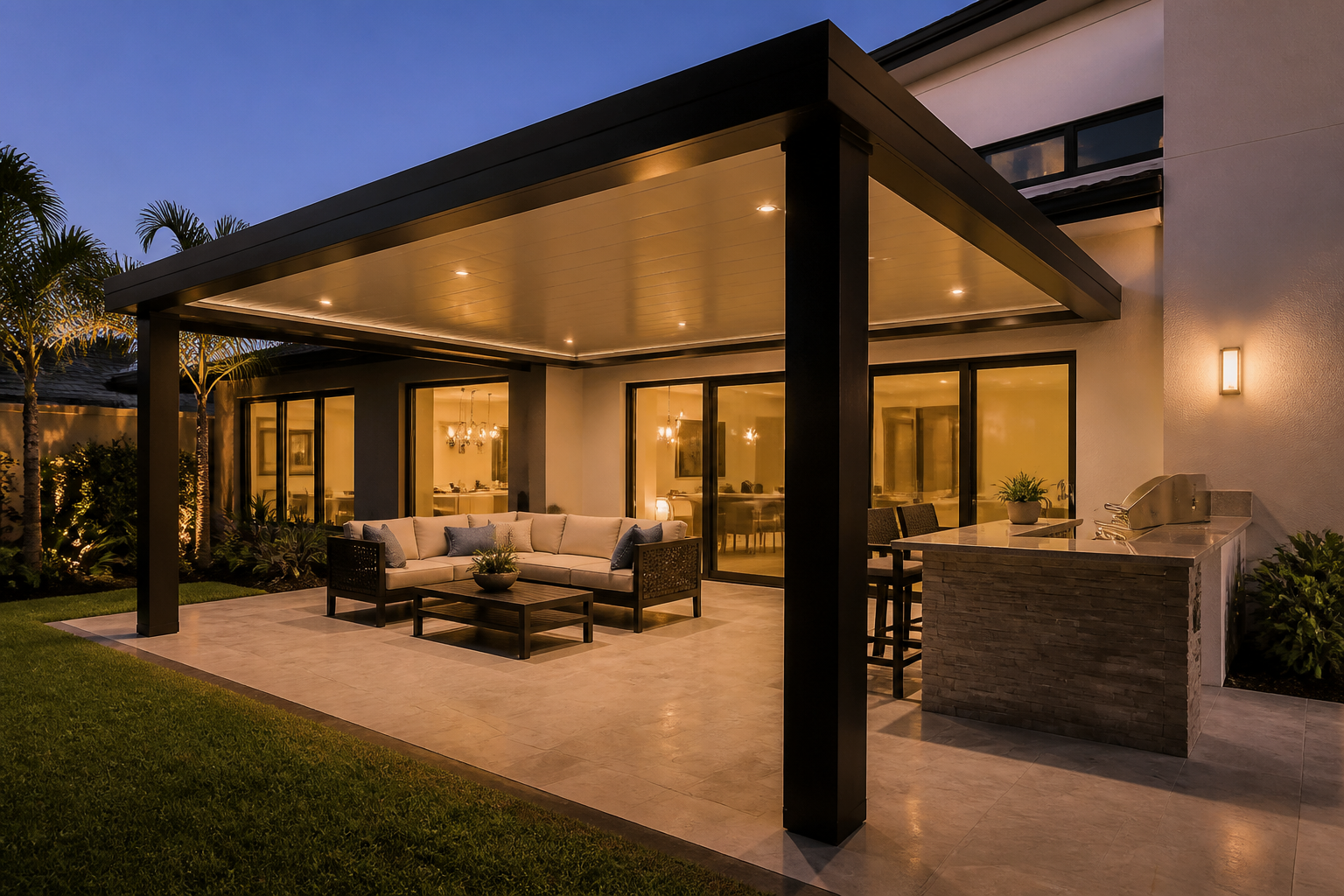 Insulated patio cover concept