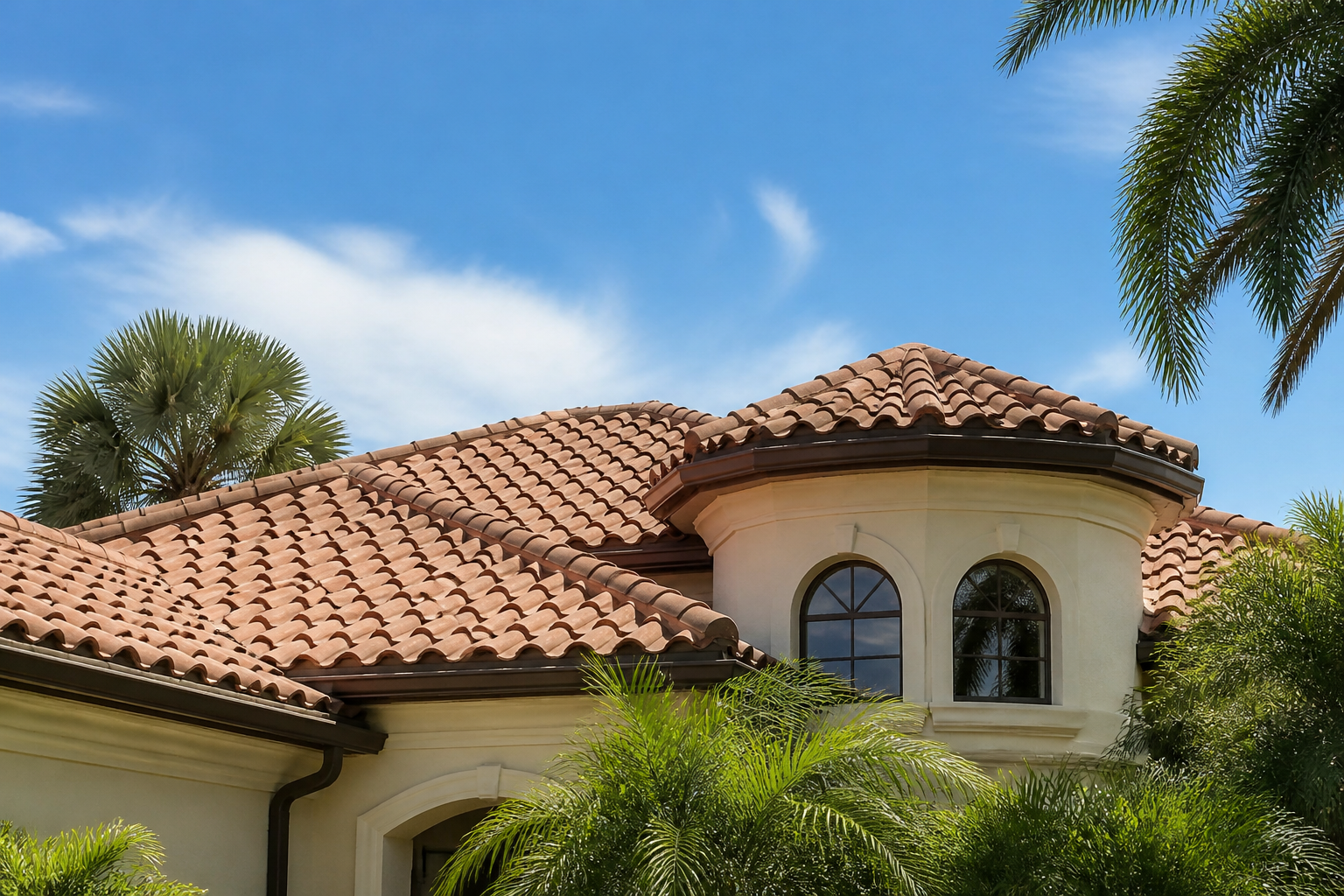 South Florida tile roofing example
